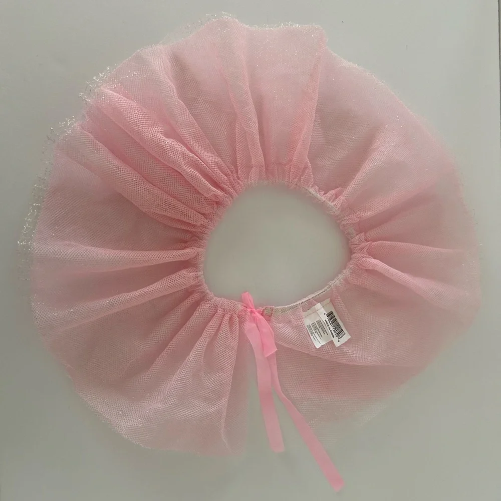 🦋 5/$25 - Ballet Pink Tulle Tutu Skirt with Ribbon for Girls